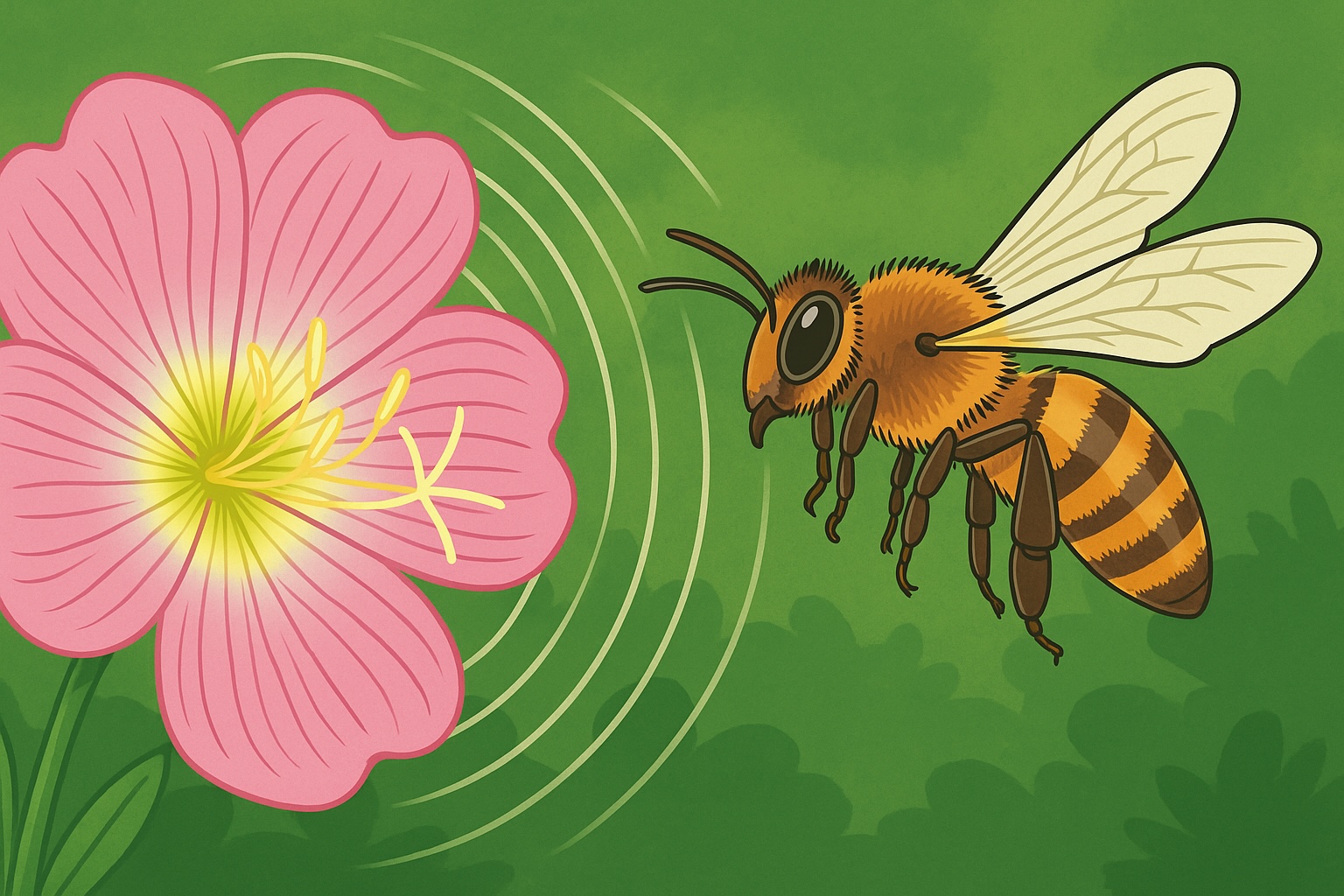 Plants Hearing Bees